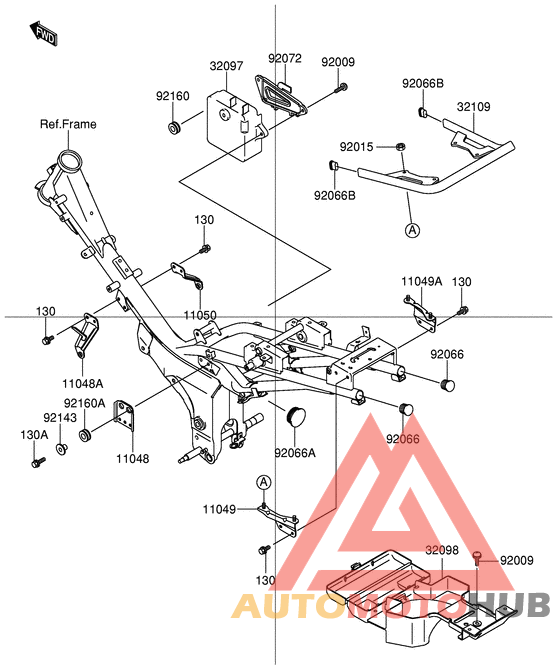 Полусборный остов