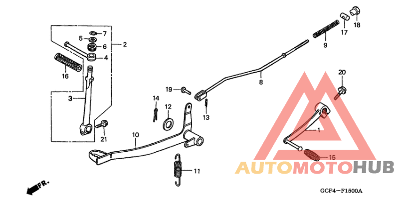Brake pedal assy