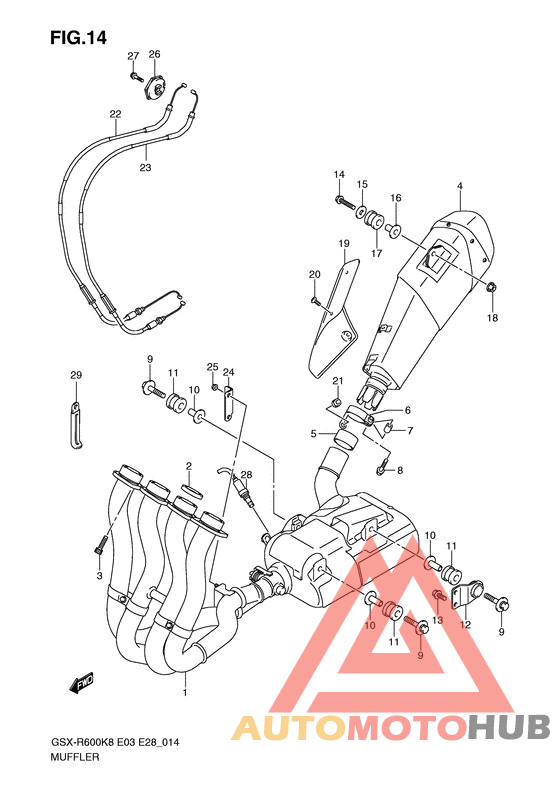 Muffler comp