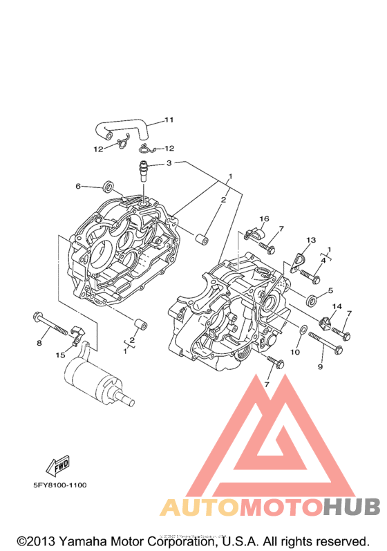 Картер двигателя
