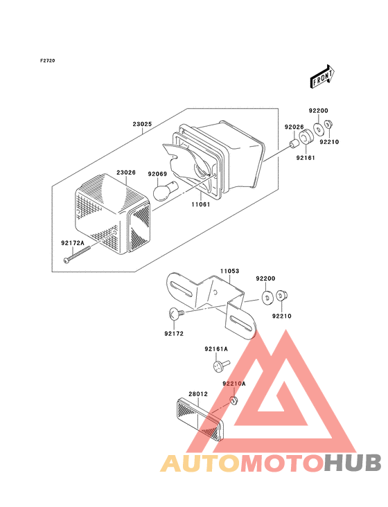Taillight unit ass`y