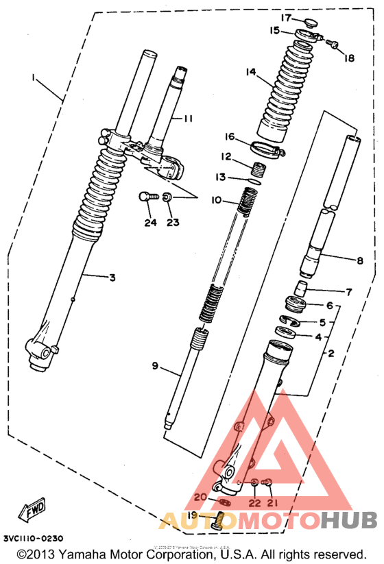 Передняя вилка