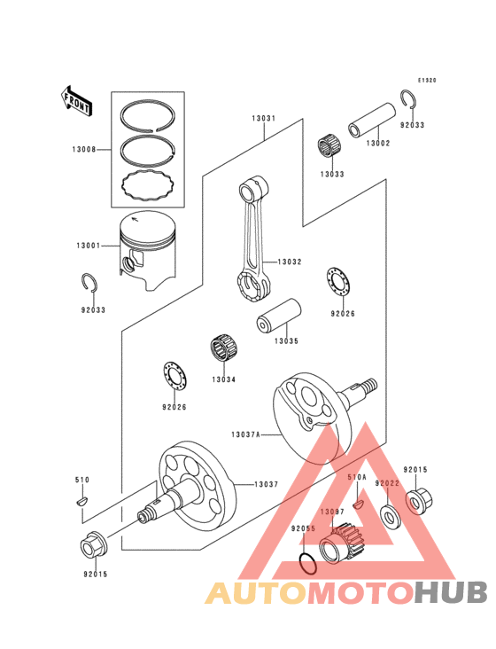 Crankshaft/piston