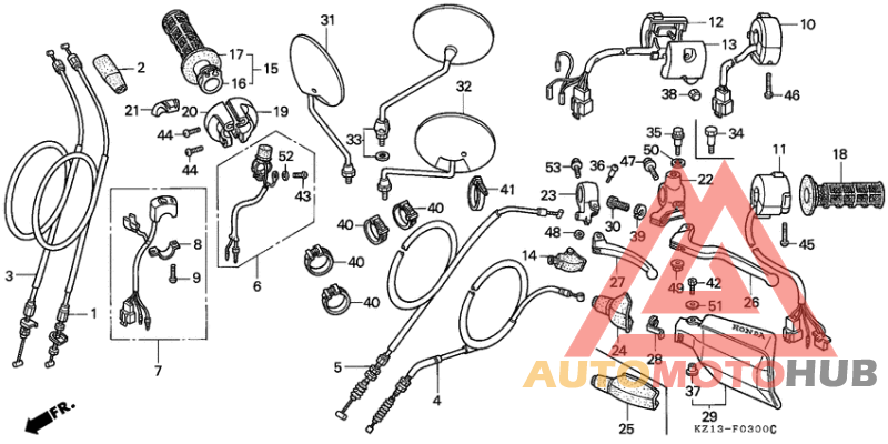 Handle lever/switch/ cable