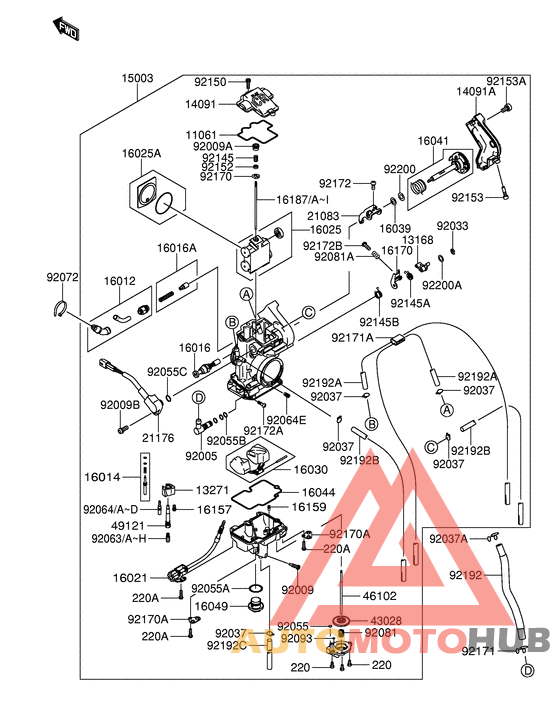 Carburetor assy