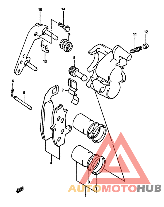 Передний суппорт