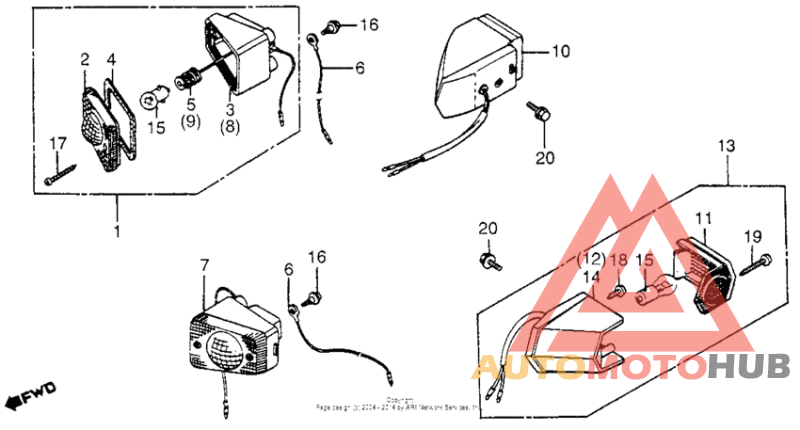 Задний фонарь