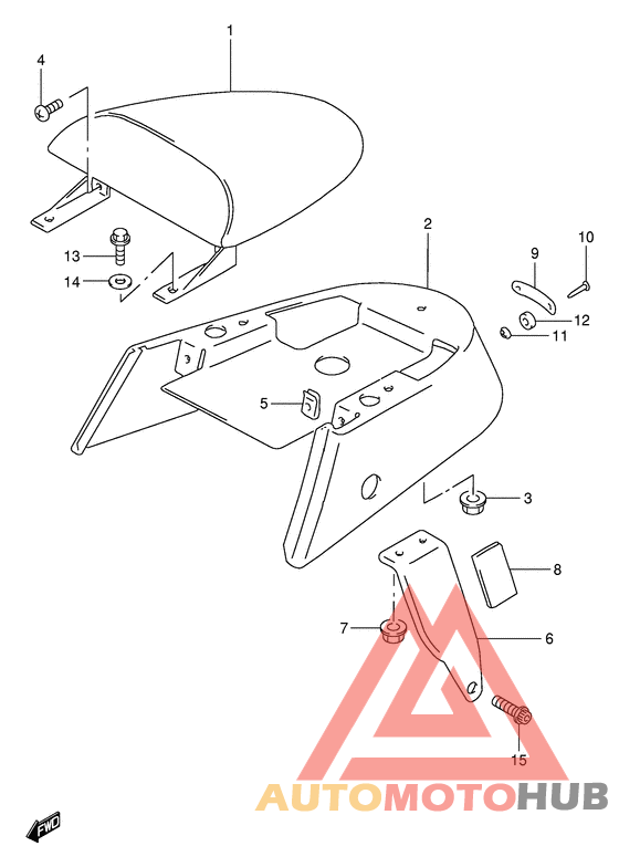 Обтекатель сидения