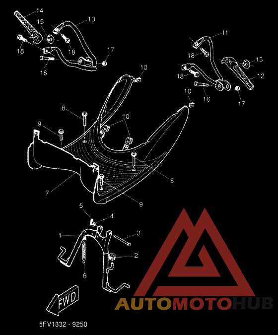 Support & repose pied