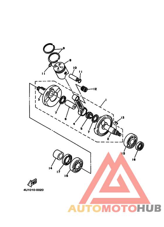 Коленчатый вал･поршень