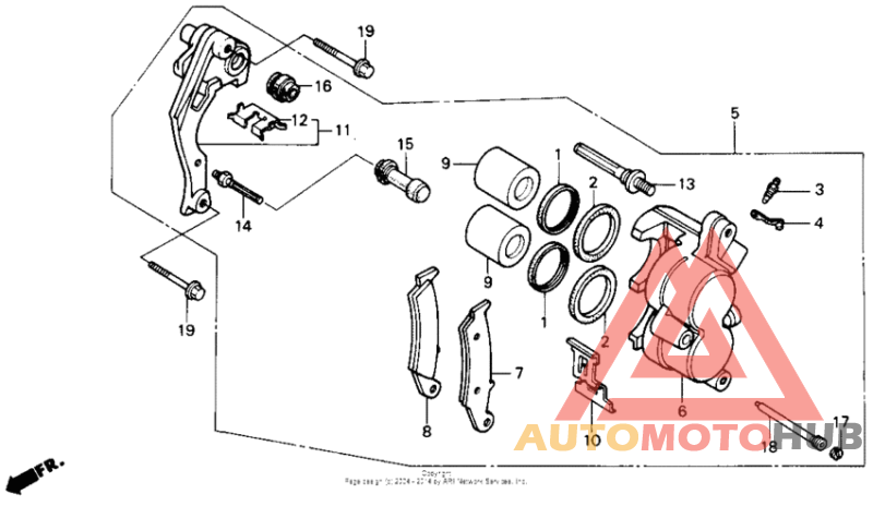 Передний суппорт