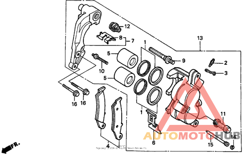Передний суппорт