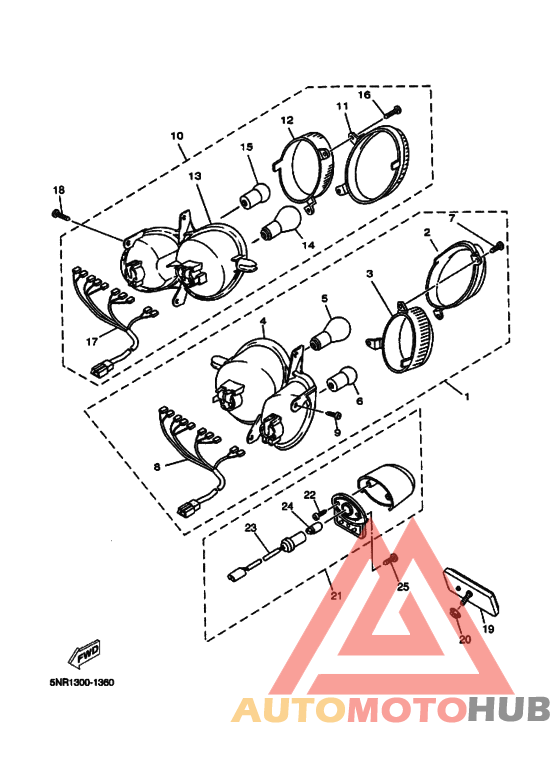 Taillight unit ass`y