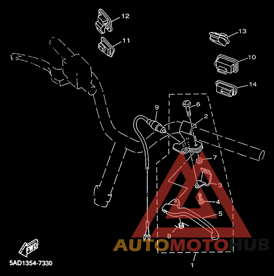 Handle switch. lever