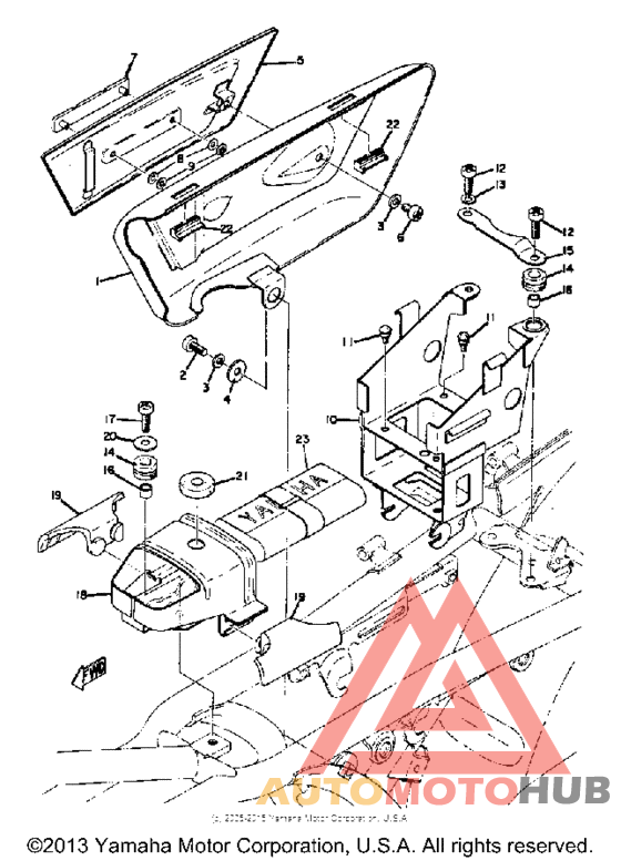 Side cover - tool - battery box