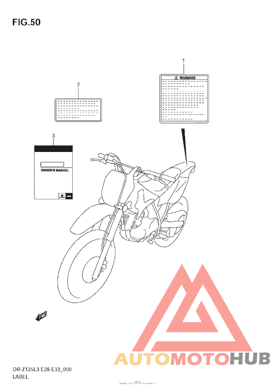 Label (Dr-Z125L3 E33)