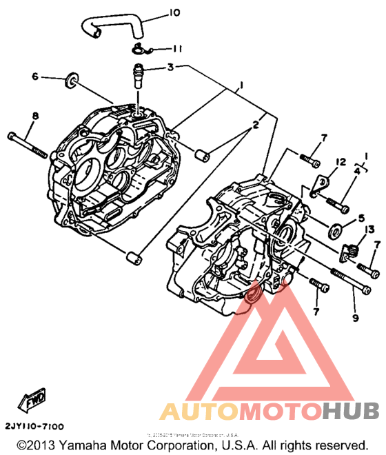 Картер двигателя