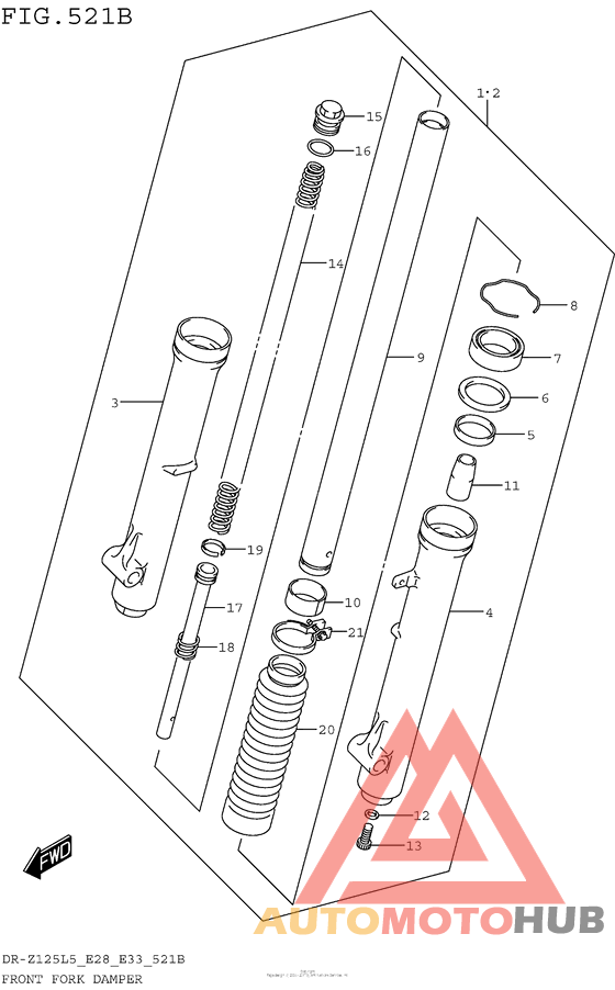 Front Fork Damper (Dr-Z125L5 E33)