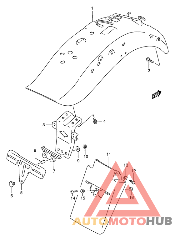 Заднее крыло