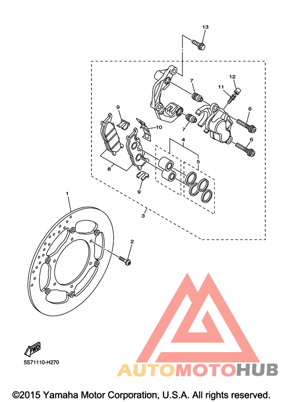 Передний суппорт