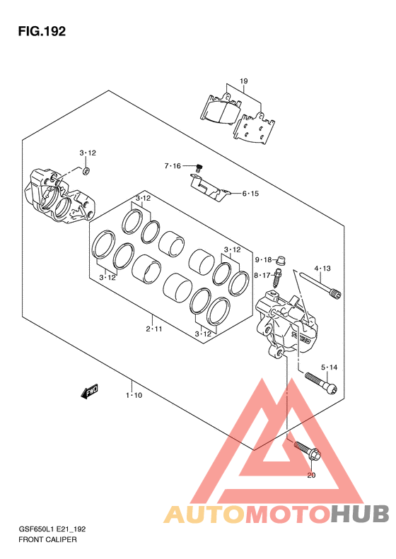 Передний суппорт