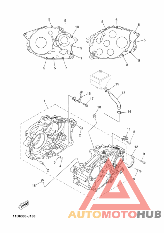 Картер двигателя