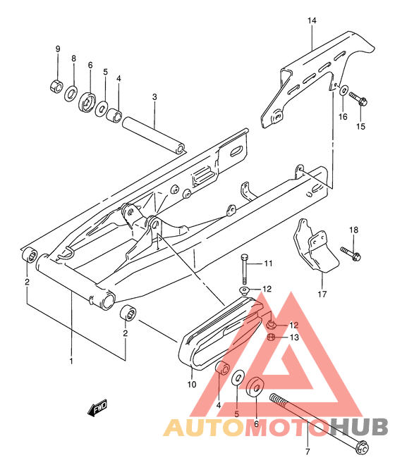 Маятник задний