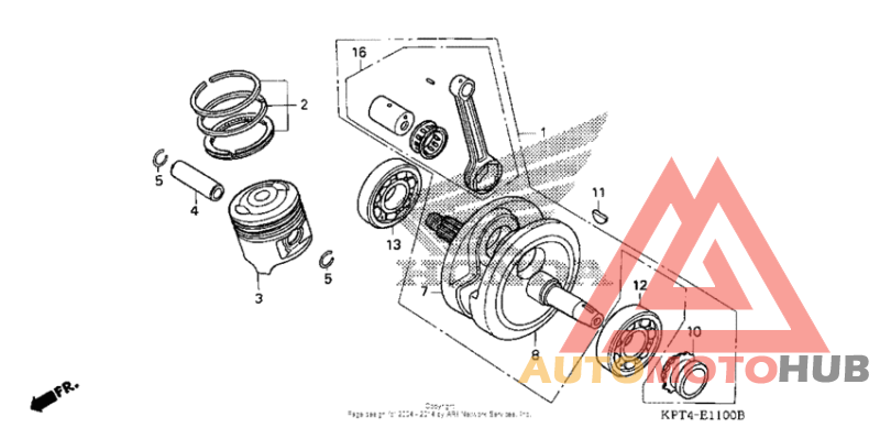 Crankshaft + piston (1)