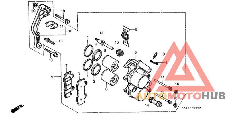 Передний суппорт