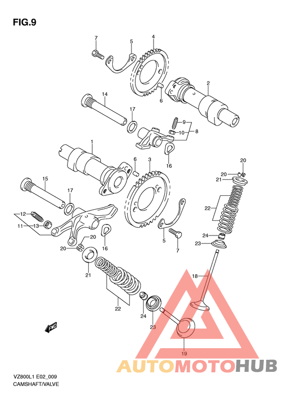 Распредвал -клапана