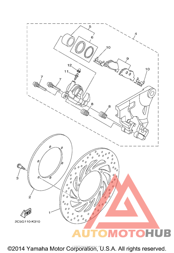 Задний суппорт