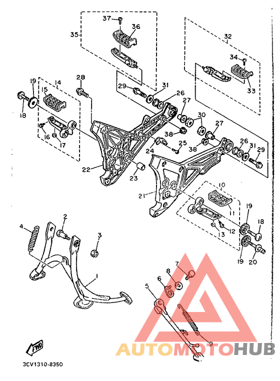 Stand. footrest