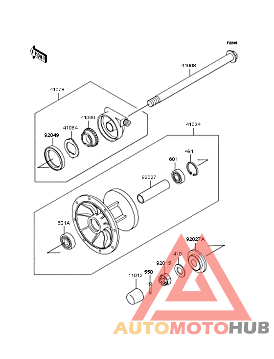 Переднее колесо