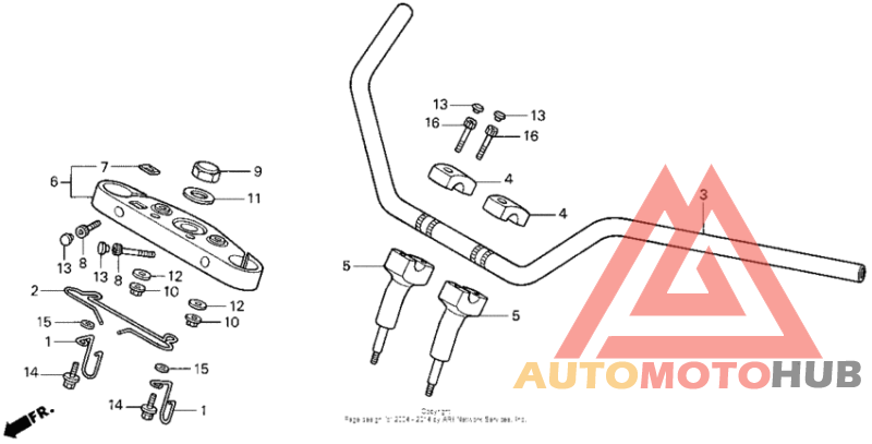 Vt1100c2handlebar