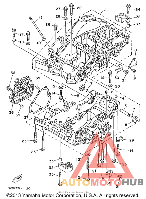 Картер двигателя