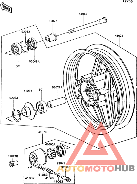 Front wheel(zg1000-a7/a8)