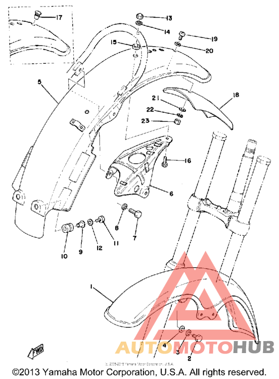 Front fender - rear fender