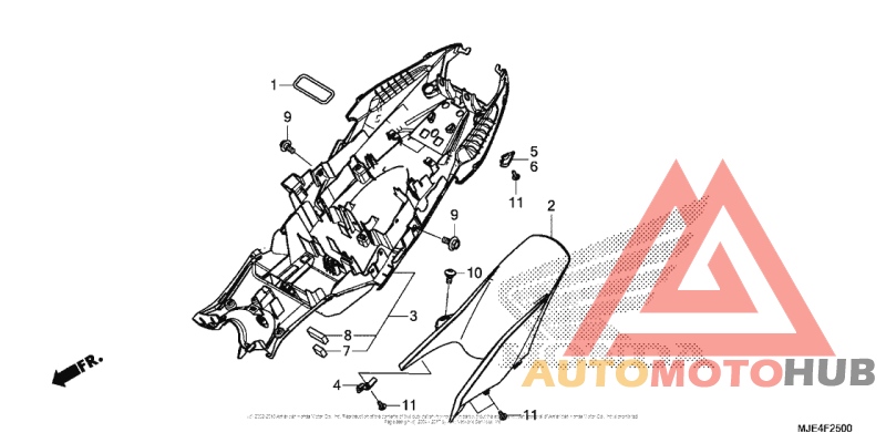 Задний бампер