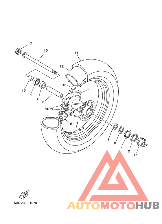 Переднее колесо