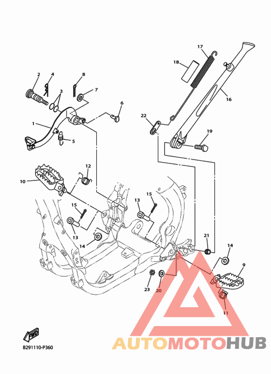 Stand & footrest
