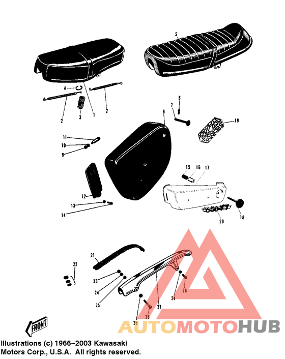 Seat/side cover/chain cover/chain