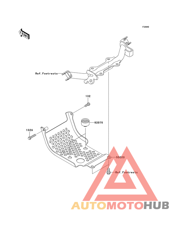 Engine low cover assy zincated
