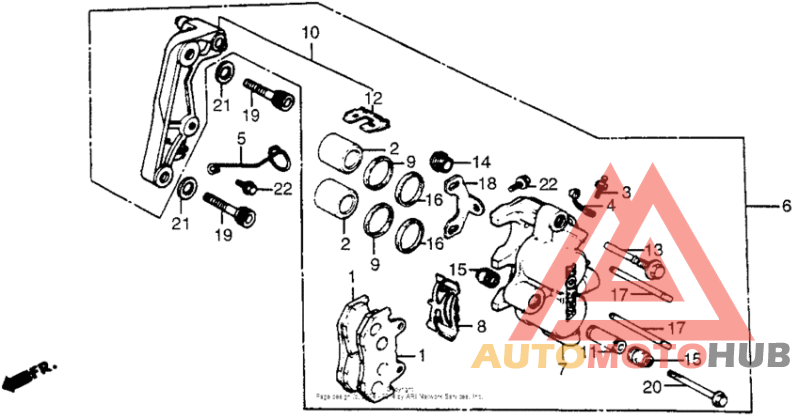 Передний суппорт