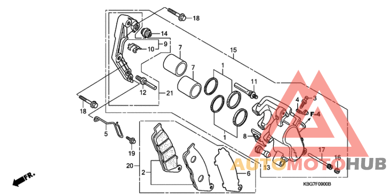 Передний суппорт