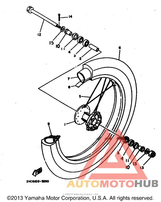 Переднее колесо