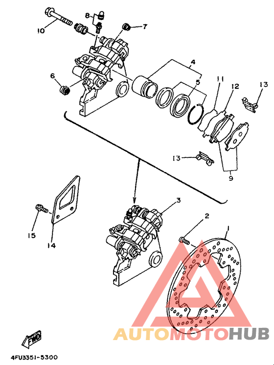 Задний суппорт