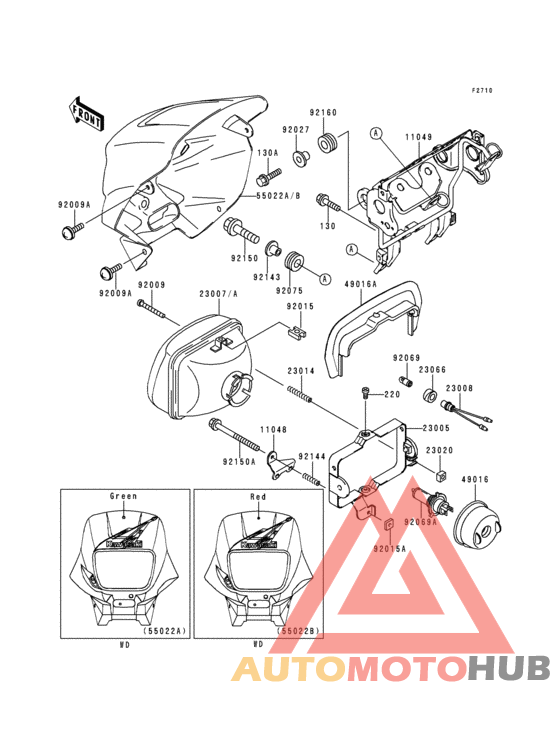 Headlight(s)(kl650-c1)