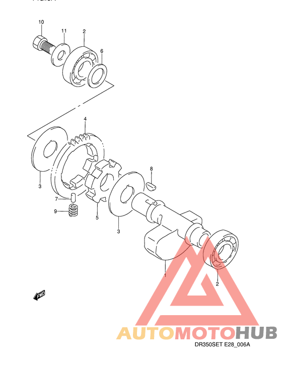 Балансир кривошипа