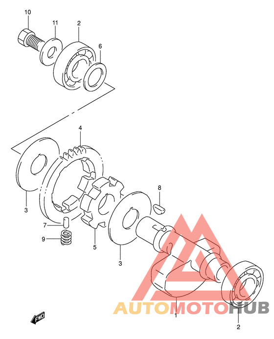 Балансир кривошипа