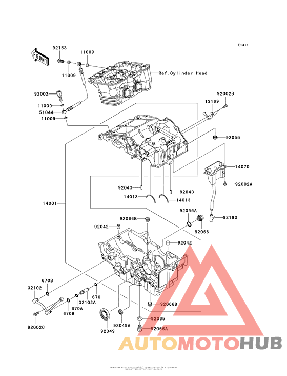 Картер двигателя